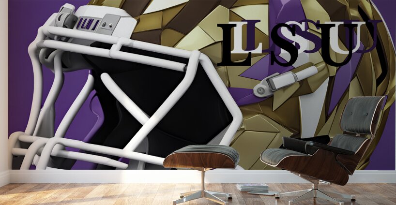 L S U 3D Wall Murals