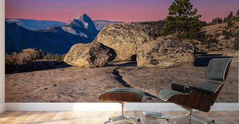 Half Dome from Behind Wall Murals