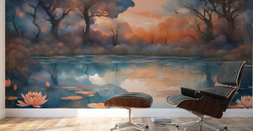 On the Pond 3 Wall Murals