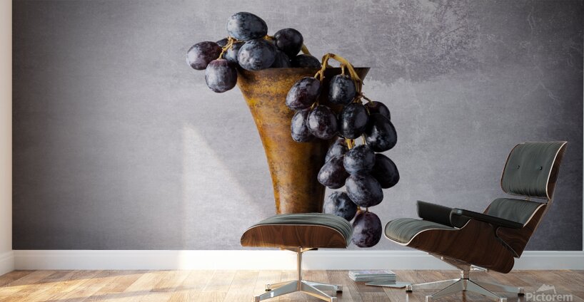 Grapes by Silo Wall Murals