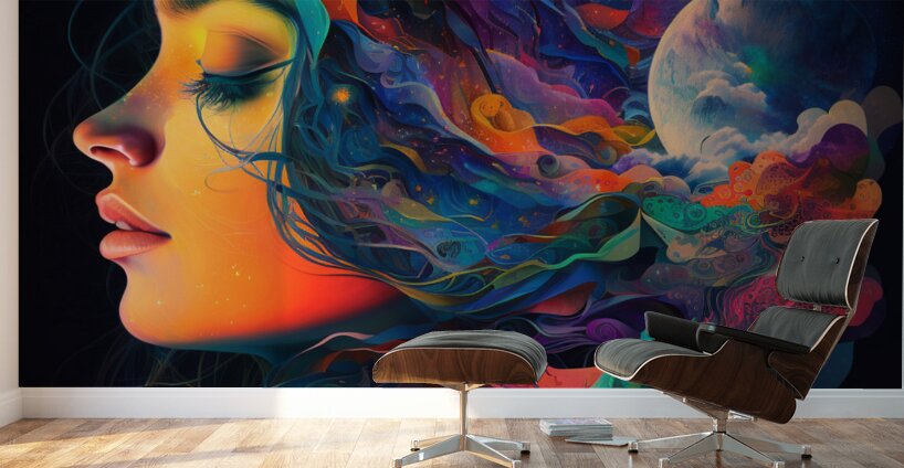 Dreaming in Colors the Awakening Wall Murals