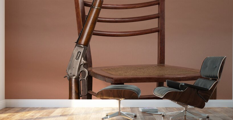 Rocking chair and Carbine Wall Murals