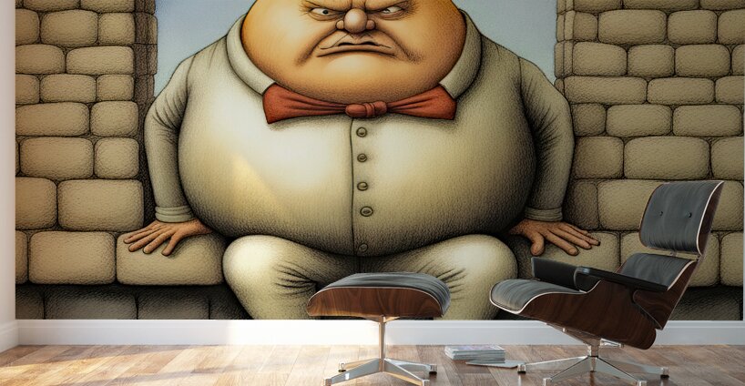 GRUMPY HUMPTY DUMPTY Wall Murals