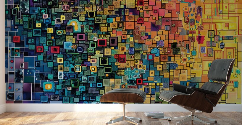 Digital Mosaic Wall Murals