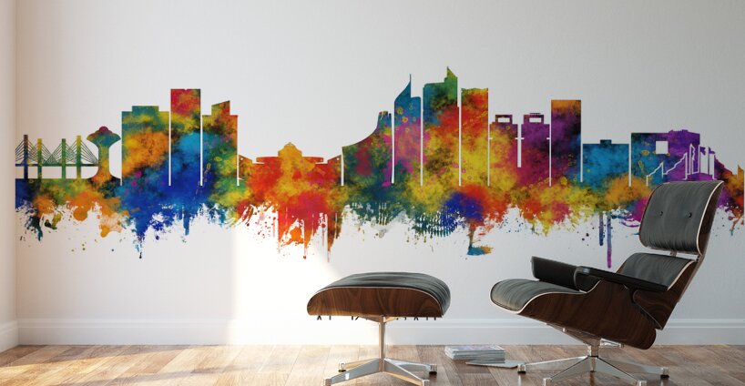 Al Khobar Saudi Arabia Skyline Wall Murals