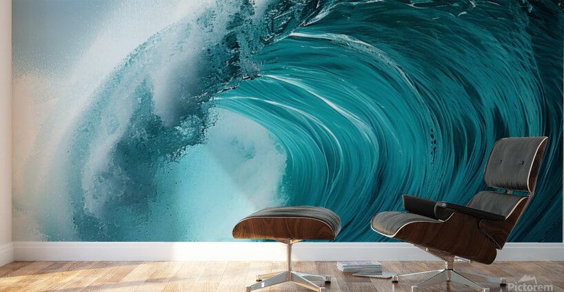 barrell wave Wall Murals