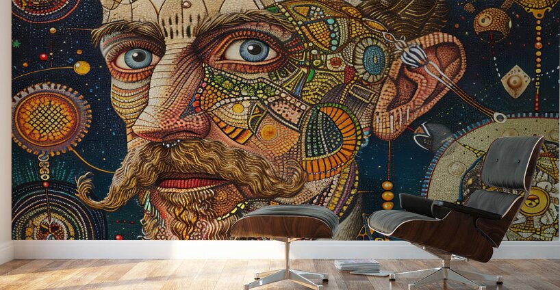 Cosmic Visionary: Adolf Wolfli Wall Murals