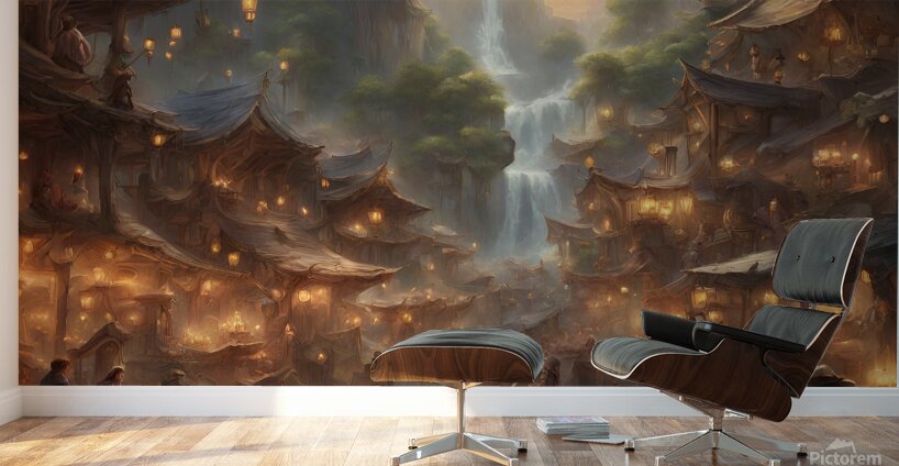 Magical Marketplace Wall Murals