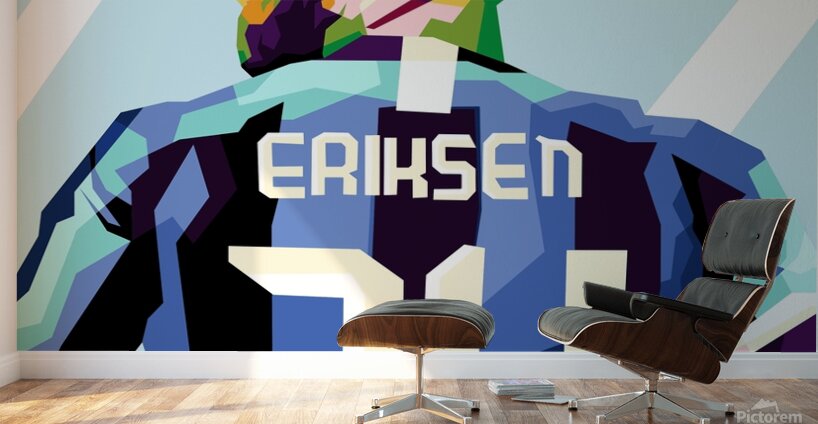 Cristian Eriksen in best football legend  Wall Murals