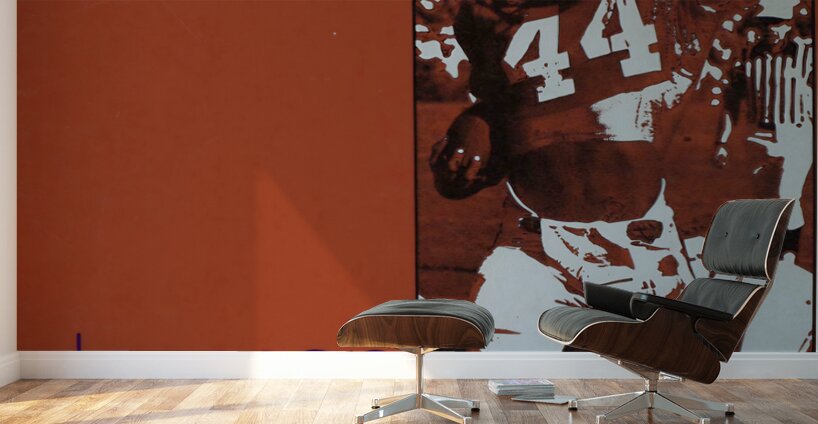 retro remix 1975 clemson football art Wall Murals