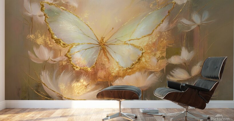 flower and butterfly 88 Wall Murals