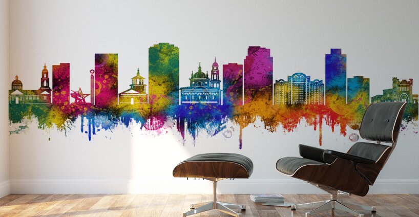 Lipetsk Russia Skyline Wall Murals