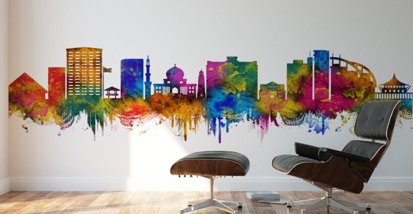 Maldives Skyline Wall Murals