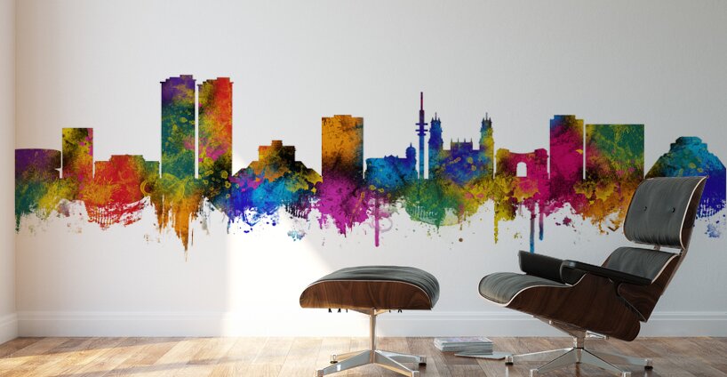 Merida Mexico Skyline Wall Murals