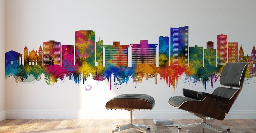 Maracaibo Venezuela Skyline Wall Murals