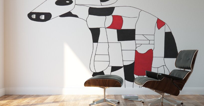 La Vache III Wall Murals