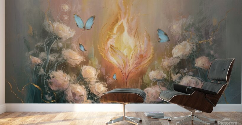 w flower 176 Wall Murals