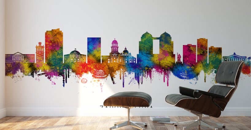Zaporizhzhia Ukraine Skyline Wall Murals