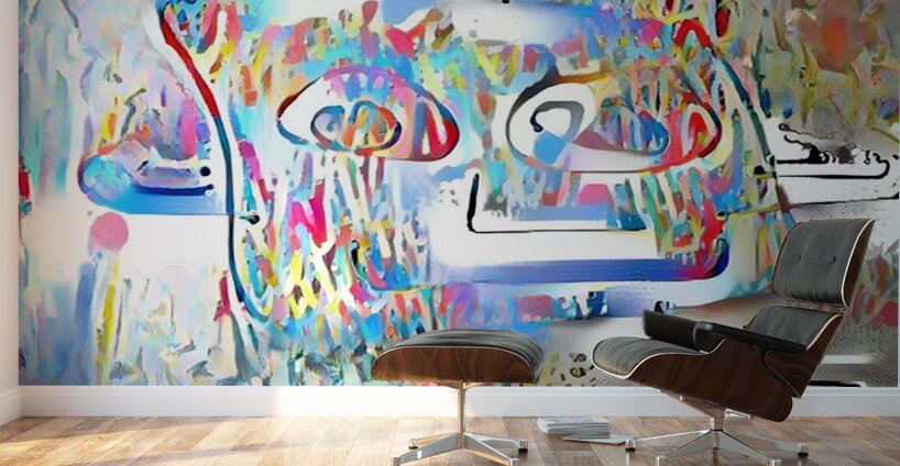 Abstract Expressions in Motion Wall Murals