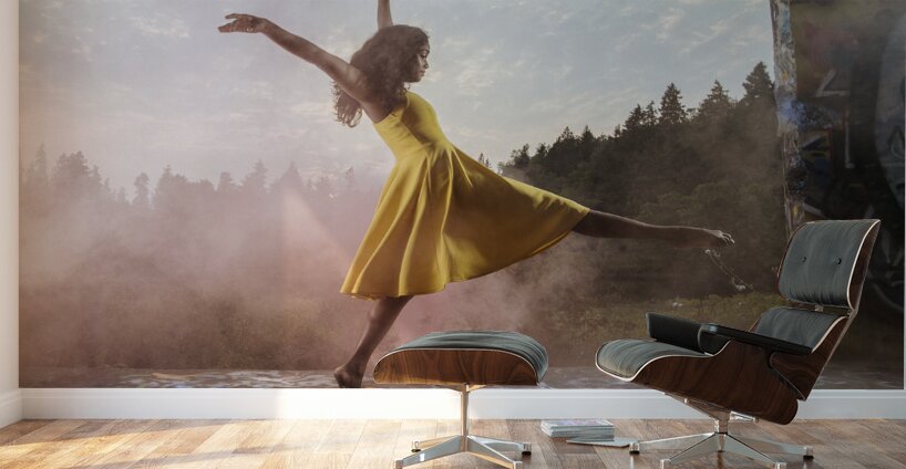 Dancing woman Bainbridge Island Washington USA 222323 Wall Murals