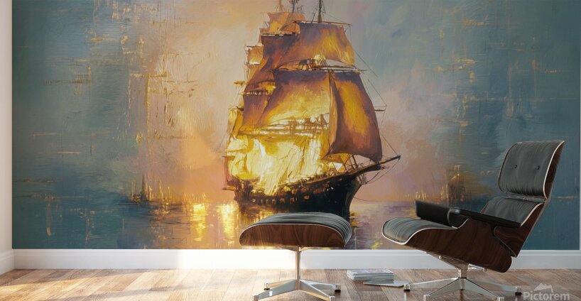 abstract oil painting that captures the essence of flowers  11 Wall Murals