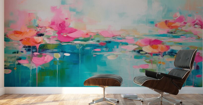 AURORA 001  40x30 AURORA acrylic paintind texture Wall Murals
