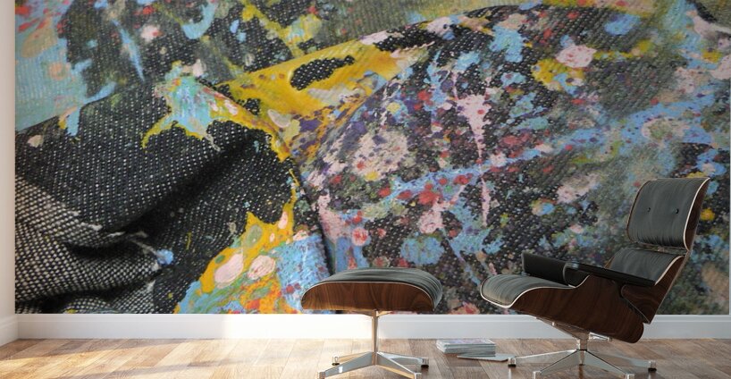 splash on fabric Wall Murals