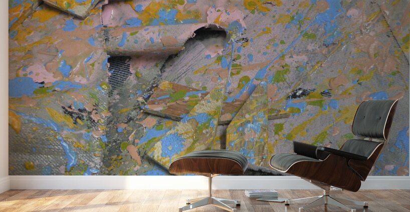 Constructed Debris Wall Murals