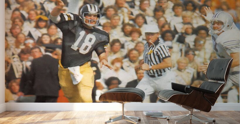 1977 nebraska missouri football program art  Wall Murals