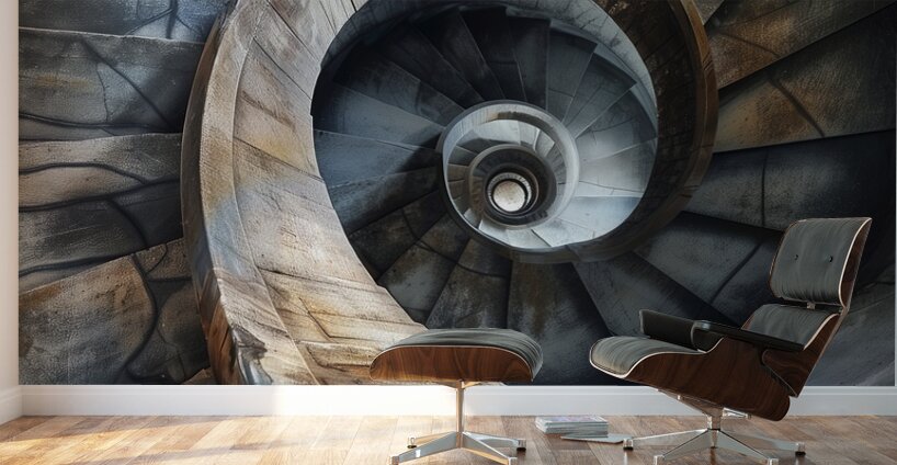 Spiral Wall Murals