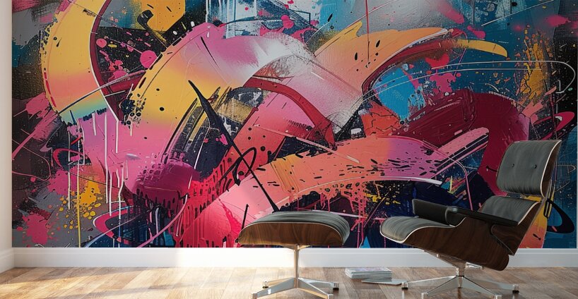 Chromatic Chaos Wall Murals