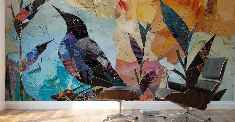 Layered Paper Wall Murals