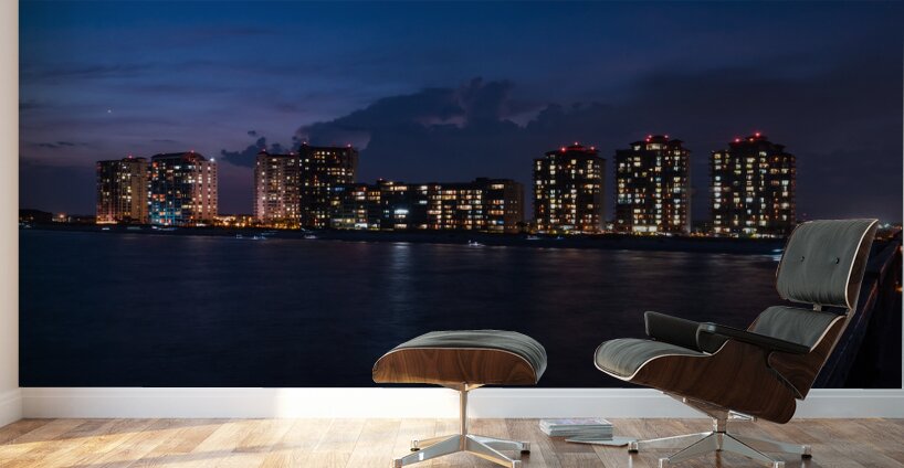 Navarre Beach Skyline Night Wall Murals