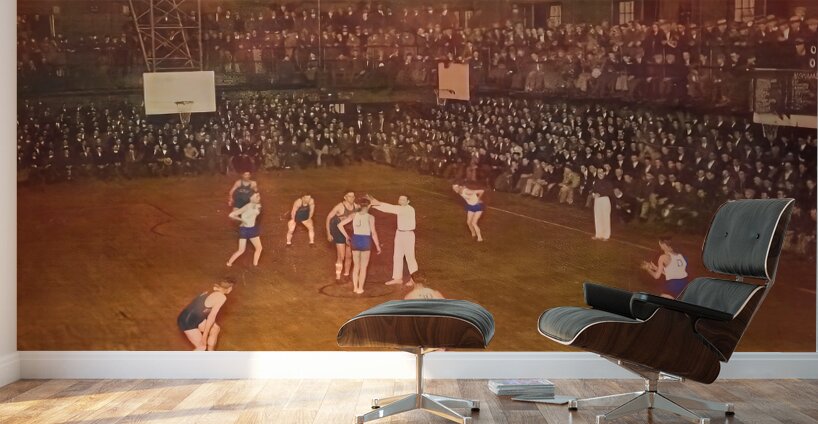 1920s purdue indiana state basketball art Wall Murals
