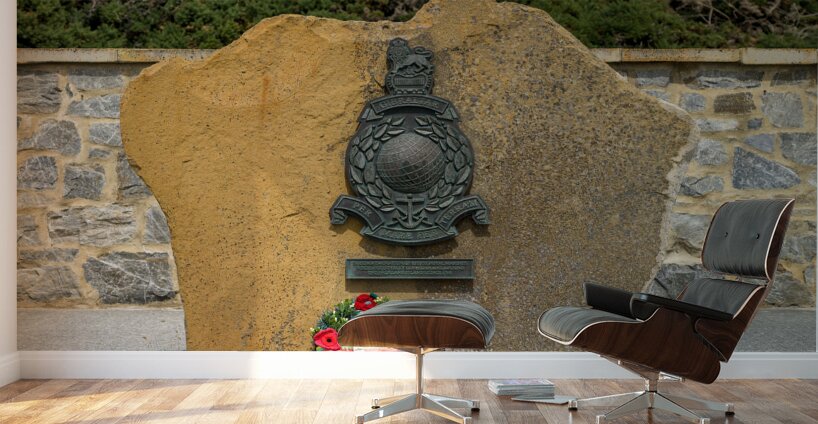 Royal Marines memorial in Stanley in the Falkland Islands Wall Murals