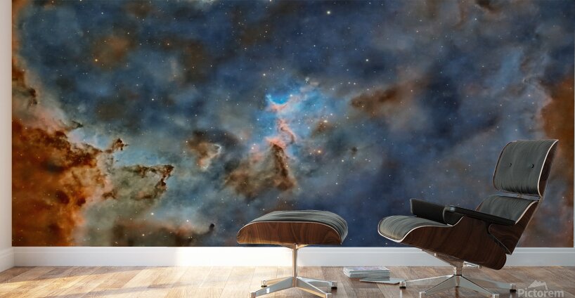 Melotte 15 The Heart of the Heart Nebula in SHO Wall Murals