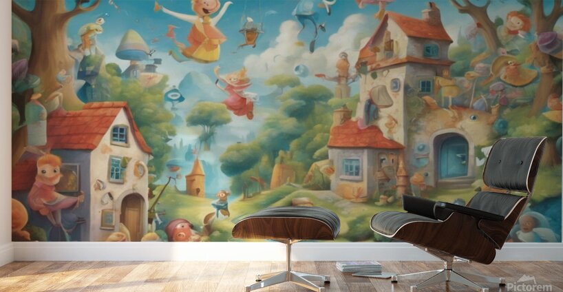  Step into a world of whimsy and wonder wit Wall Murals