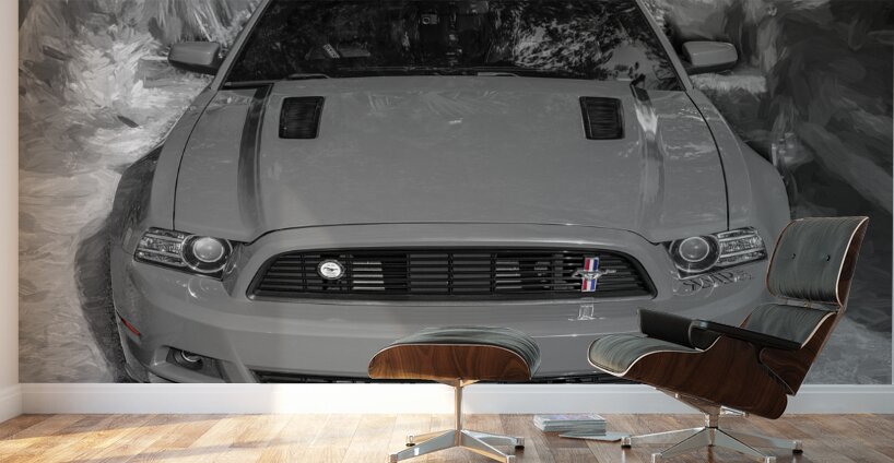 2013 Red Ford Mustang GT 5 0 CS California Special X 6 Wall Murals