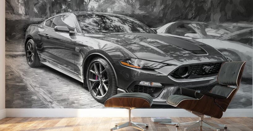  2022 Ford Mustang Mach 1 Eruption Green X 6 Wall Murals