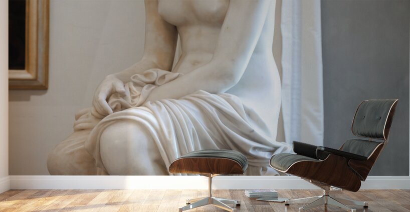 Psyche Abandoned by Pietro Tenerani 1819 Carrara marble - the  Wall Murals