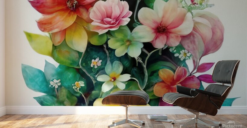 h flower 34 Wall Murals