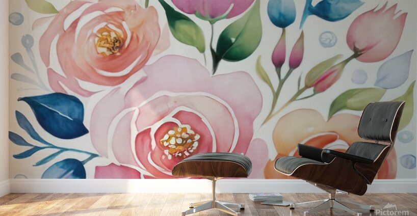 h flower 24 Wall Murals