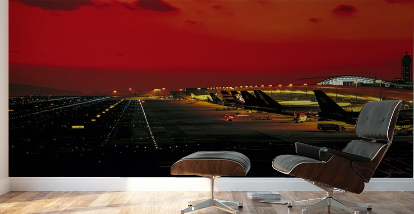 Kansai International Airport at dusk Osaka Japan 249918 Wall Murals