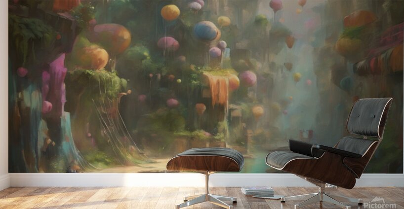 286769 Description  A wall painting exuding an at Wall Murals