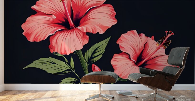 Elegance in Bloom Wall Murals