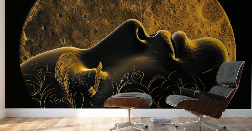 Lunar Phases Wall Murals