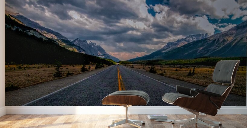 Road to Jasper National Park Wall Murals