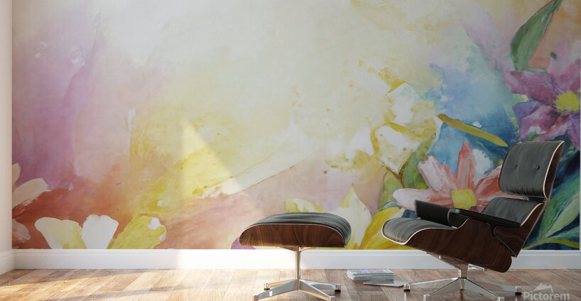 abstract oil painting of flowers 22 Wall Murals