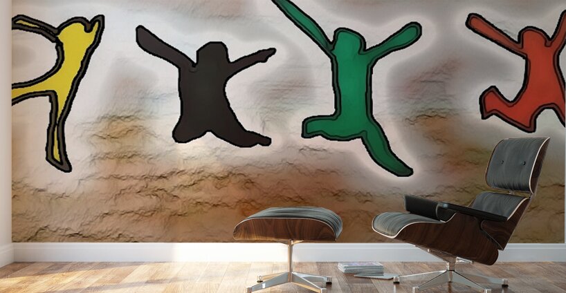 Primal quartro Wall Murals