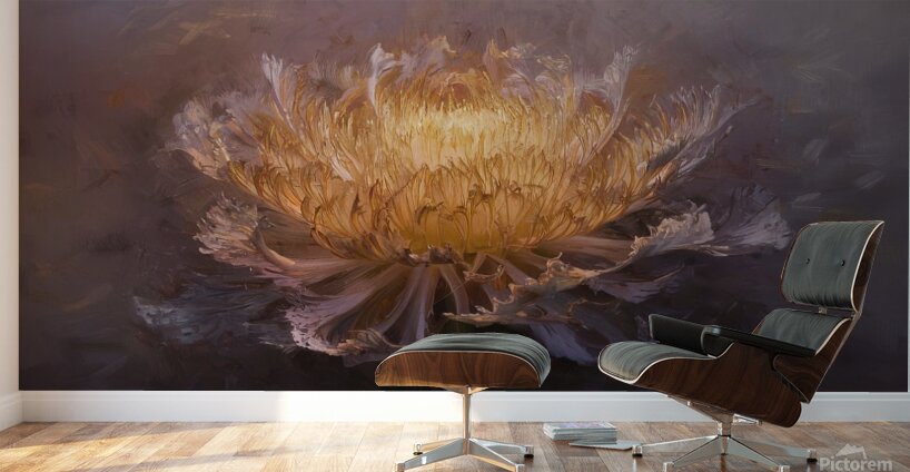 abstract oil painting of flowers 48 Wall Murals